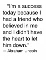 Icon of Lincoln Quote